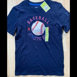 Boys baseball short sleeve tee